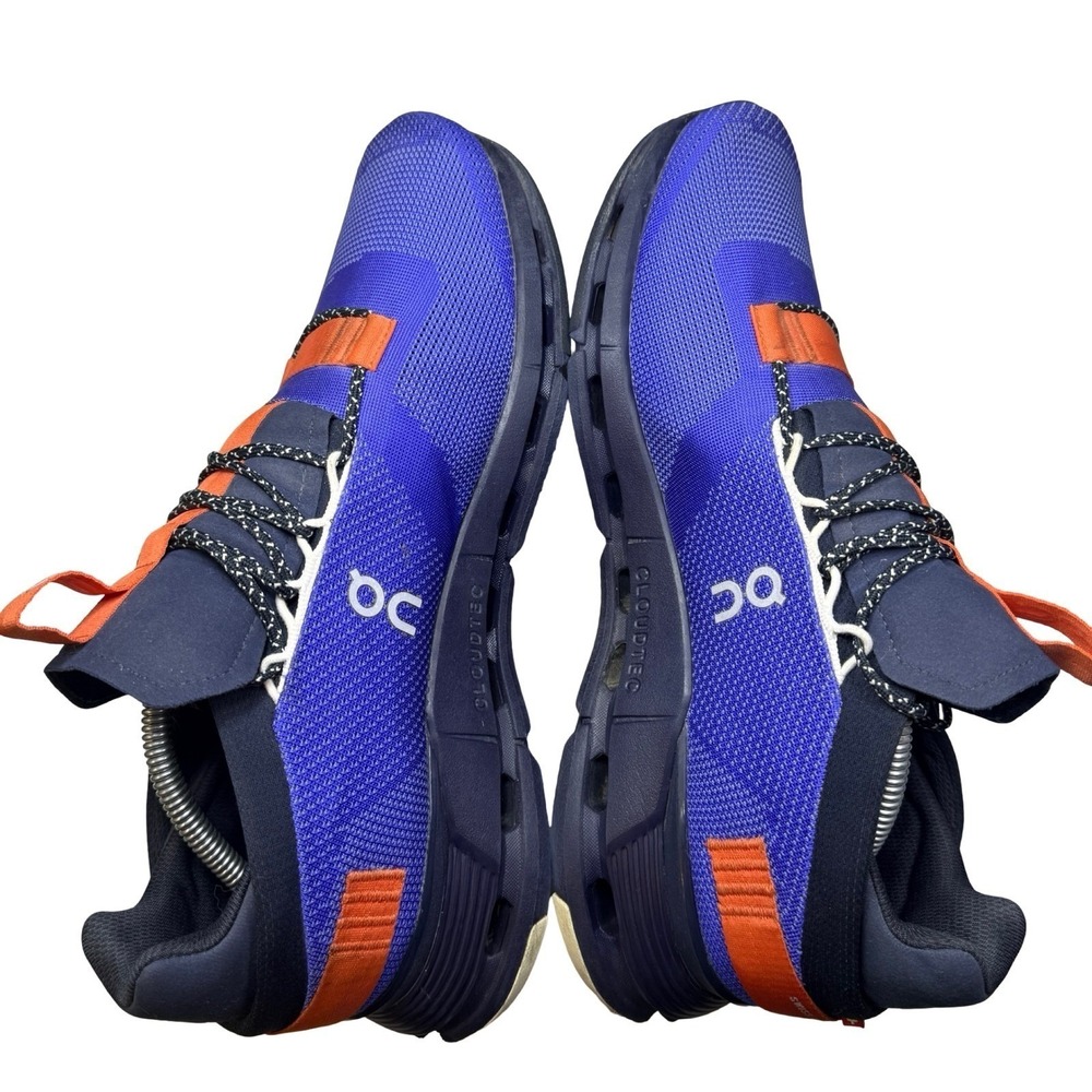 On Cloudnova Z5 Running Shoes Mens 10.5 Blue Orange CloudTec Sneakers - Picture 6 of 9